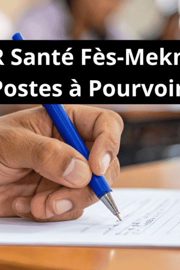 Concours DR Santé Fès-Meknès 2026 – 77 Postes à Pourvoir