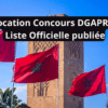 Convocation Concours DGAPR 2026 – Liste Officielle publiée