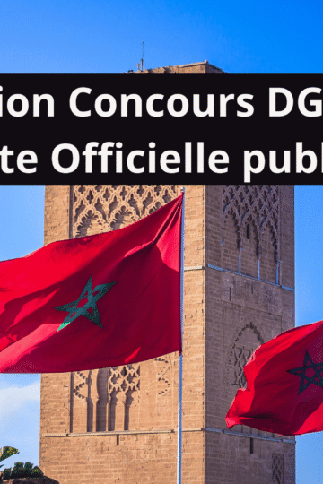 Convocation Concours DGAPR 2026 – Liste Officielle publiée