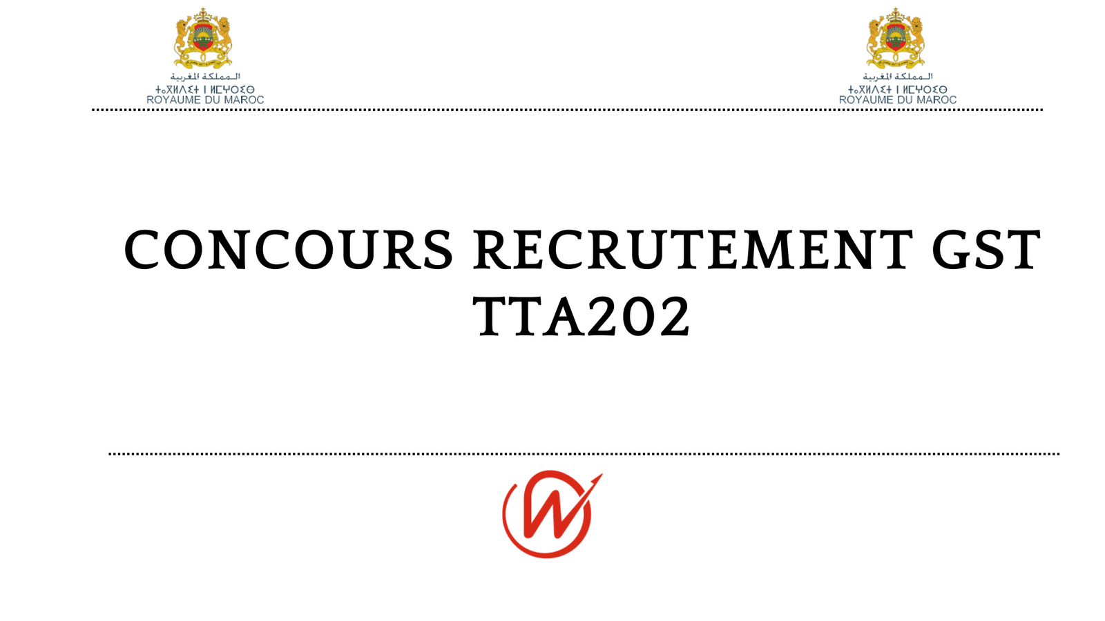 Concours Recrutement GST TTA2026
