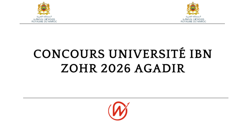 Concours Université Ibn Zohr 2026 – 10 Maîtres de Conférences à Agadir